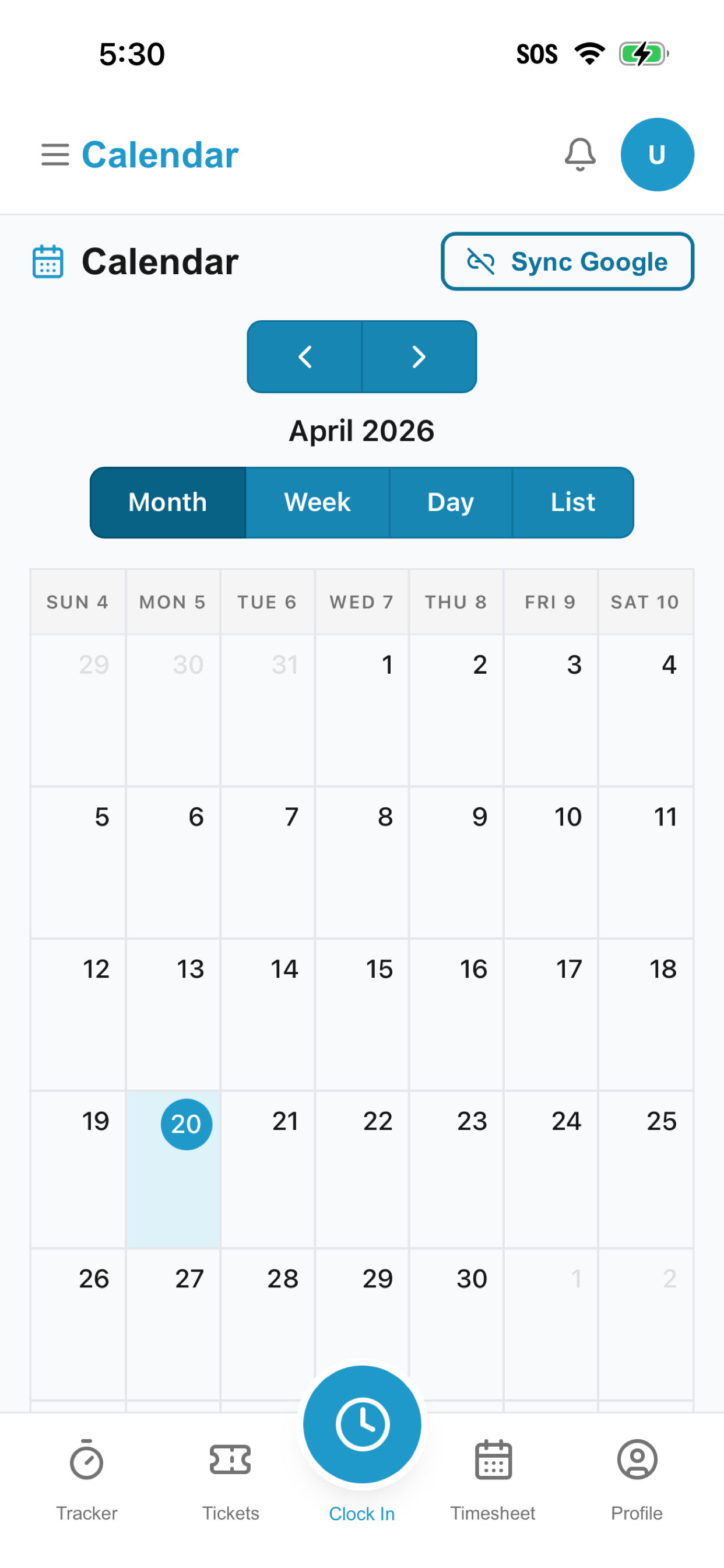 Timeharbor screenshot 5