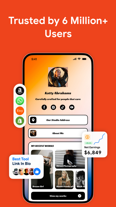 Linkbio - Link in bio builder Screenshot
