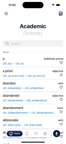 Dictionary Academic iPhone screenshot