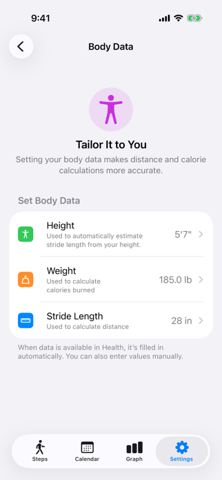 Pedometer BeStep - Walking App Screenshot 5 of 10