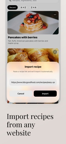 BlueList: Save Your Recipes Screenshot 2 of 8
