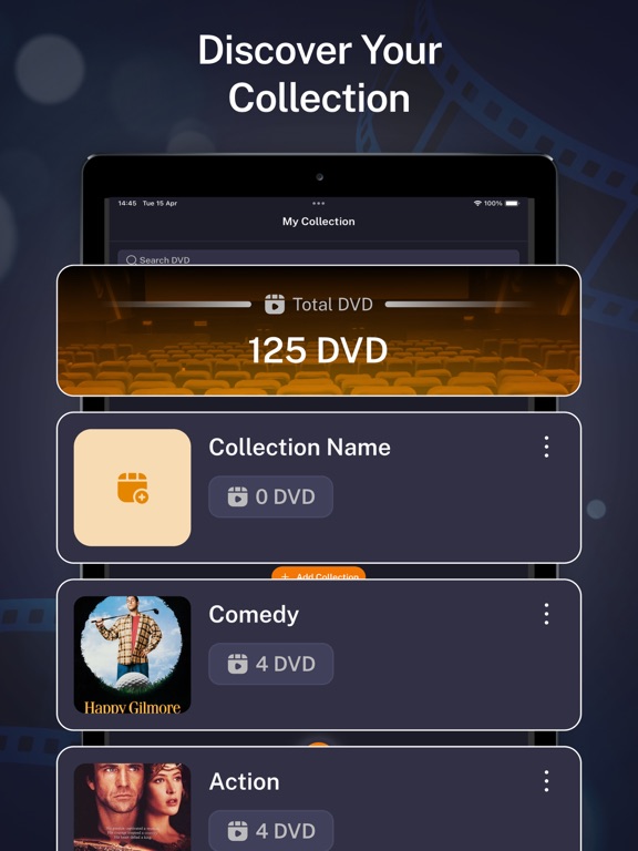 DVD Collection - Movie Tracker iPad screenshot 5 - Reference app