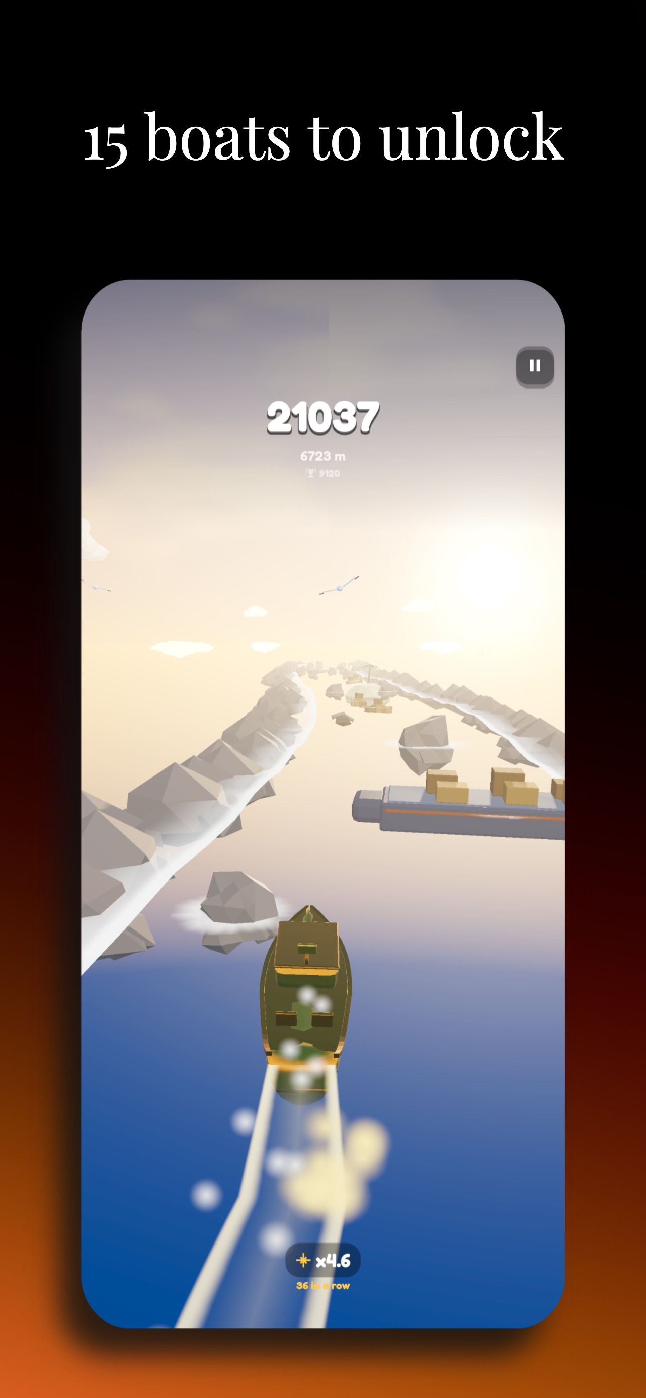 Screenshot 5 of Wake: Sunset Boat Rush