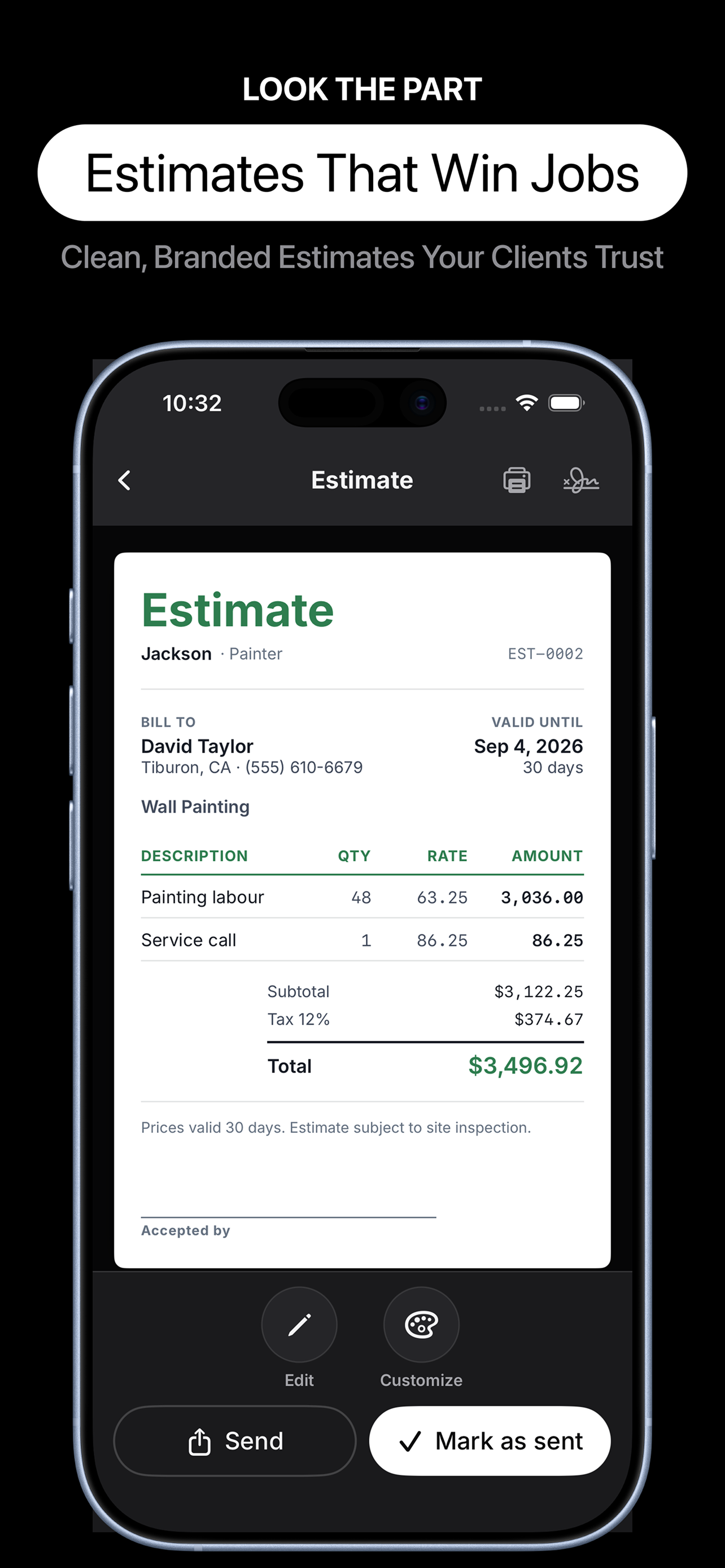 Invoices & Quotes: TradeBill screenshot 3