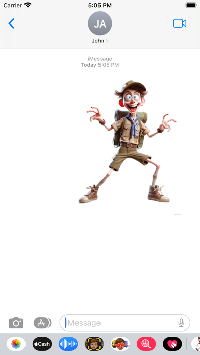 Boy Scout Stickers Screenshot