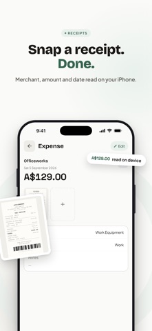 HeyJerni: Receipt Scanner iPhone screenshot