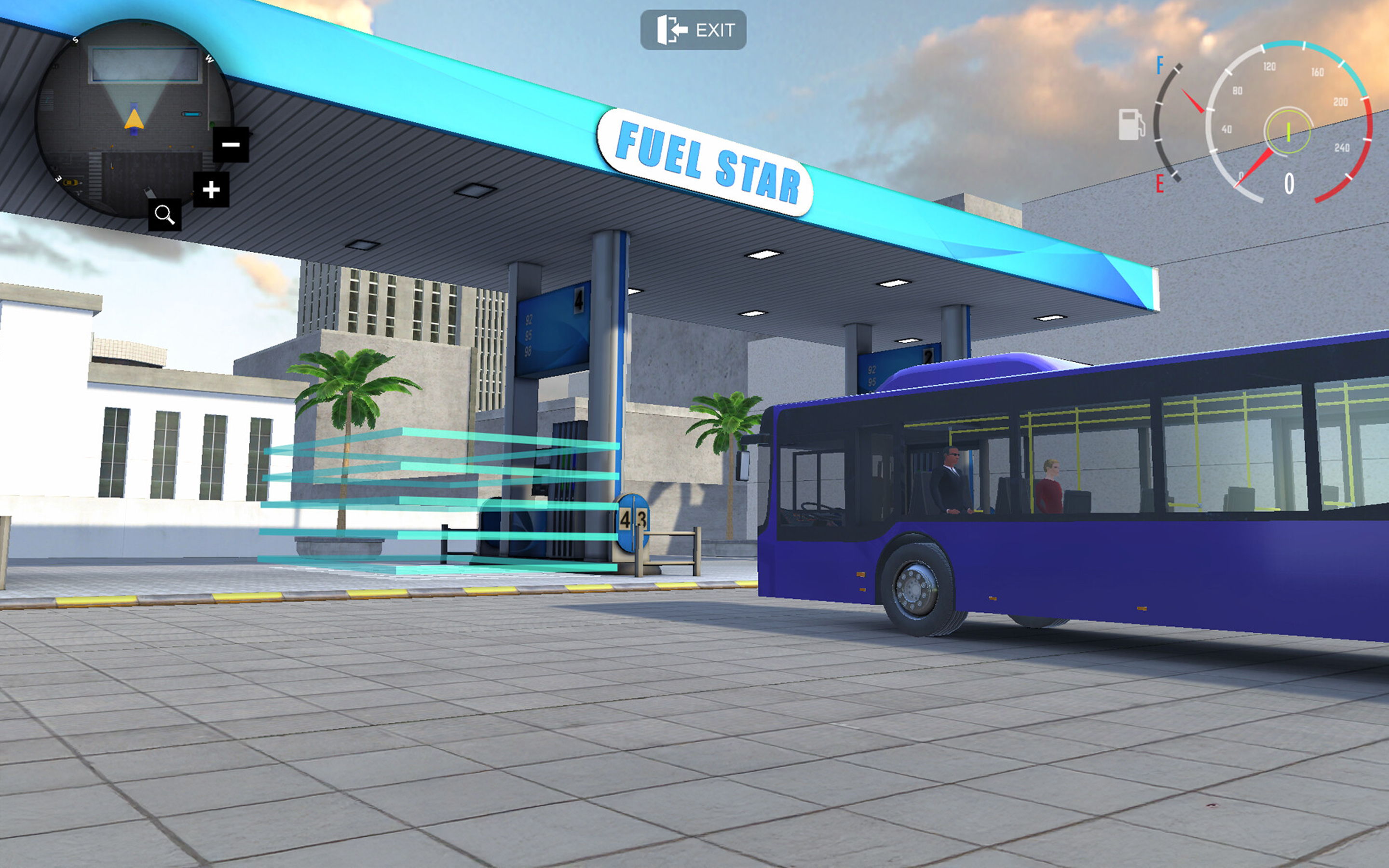 Red Bus Game Driving Simulator