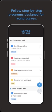 NUTRA FITNESS screenshot