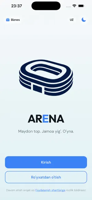 ARENA Uzbekistan screenshot 1