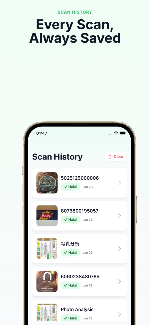 iPhone screenshot