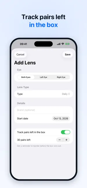 LensLoop: Contact Lens Tracker screenshot 3