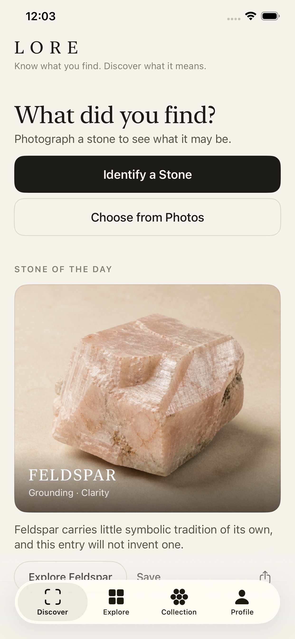 Screenshot 2 of LORE: Stone & Crystal Guide