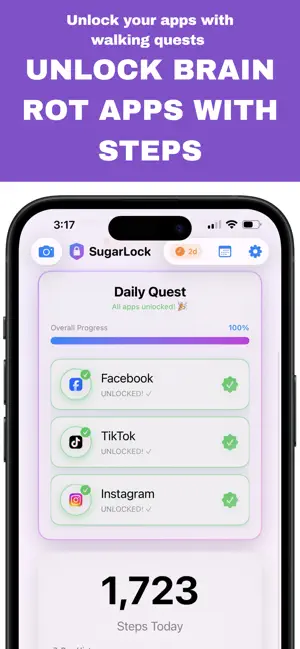 Screen Time Control: SugarLock screenshot 2
