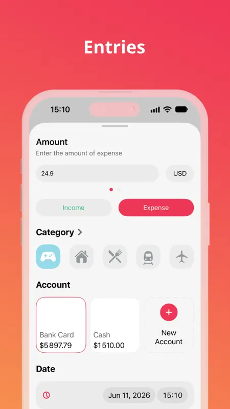 Axia - Budget Tracker screenshot 1 of 7