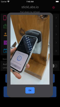 stickLabs.io Door Unlock screenshot 2
