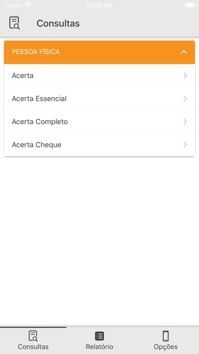 App screenshot