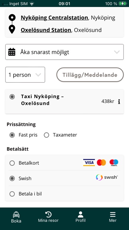 Taxi Nyköping – Oxelösund