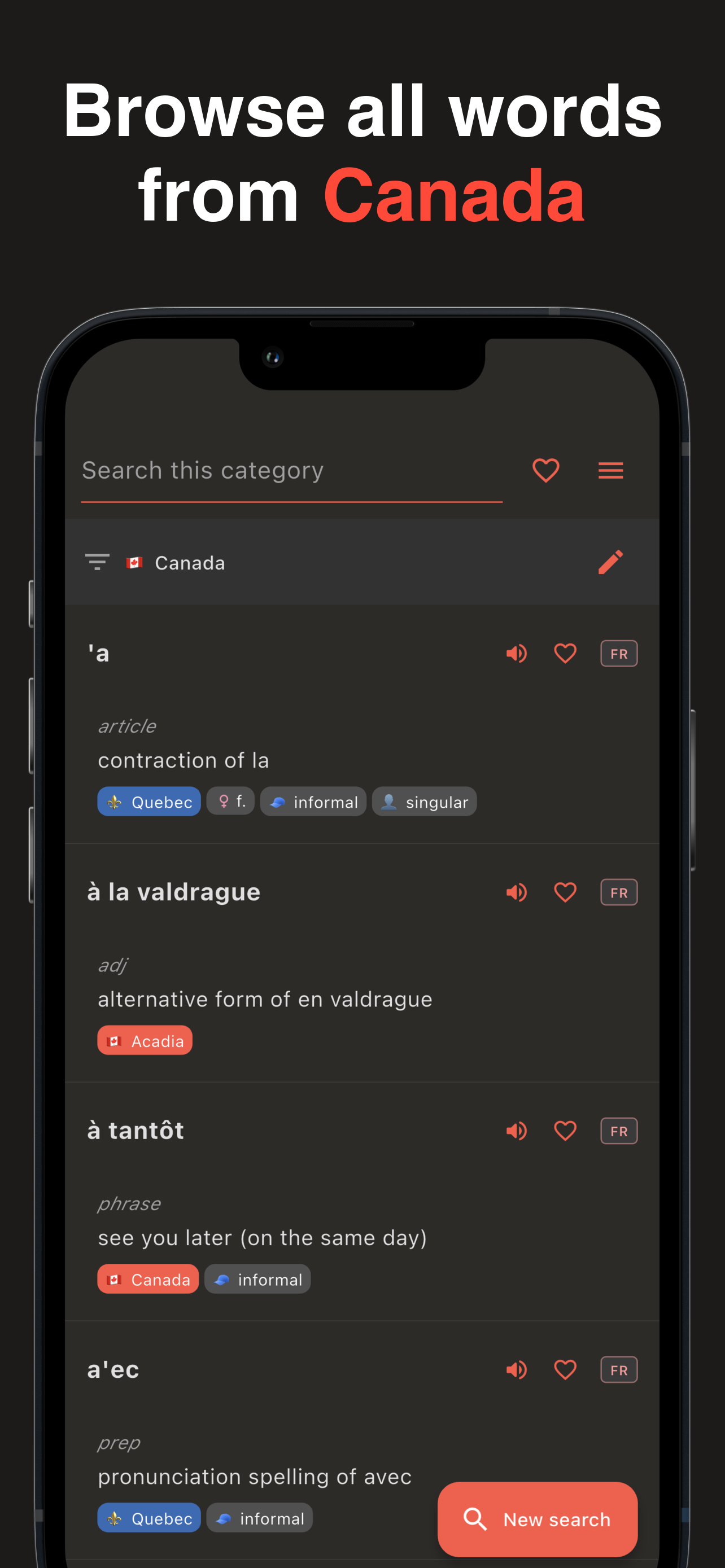 Tabarnak: Quebec Dictionary screenshot 3