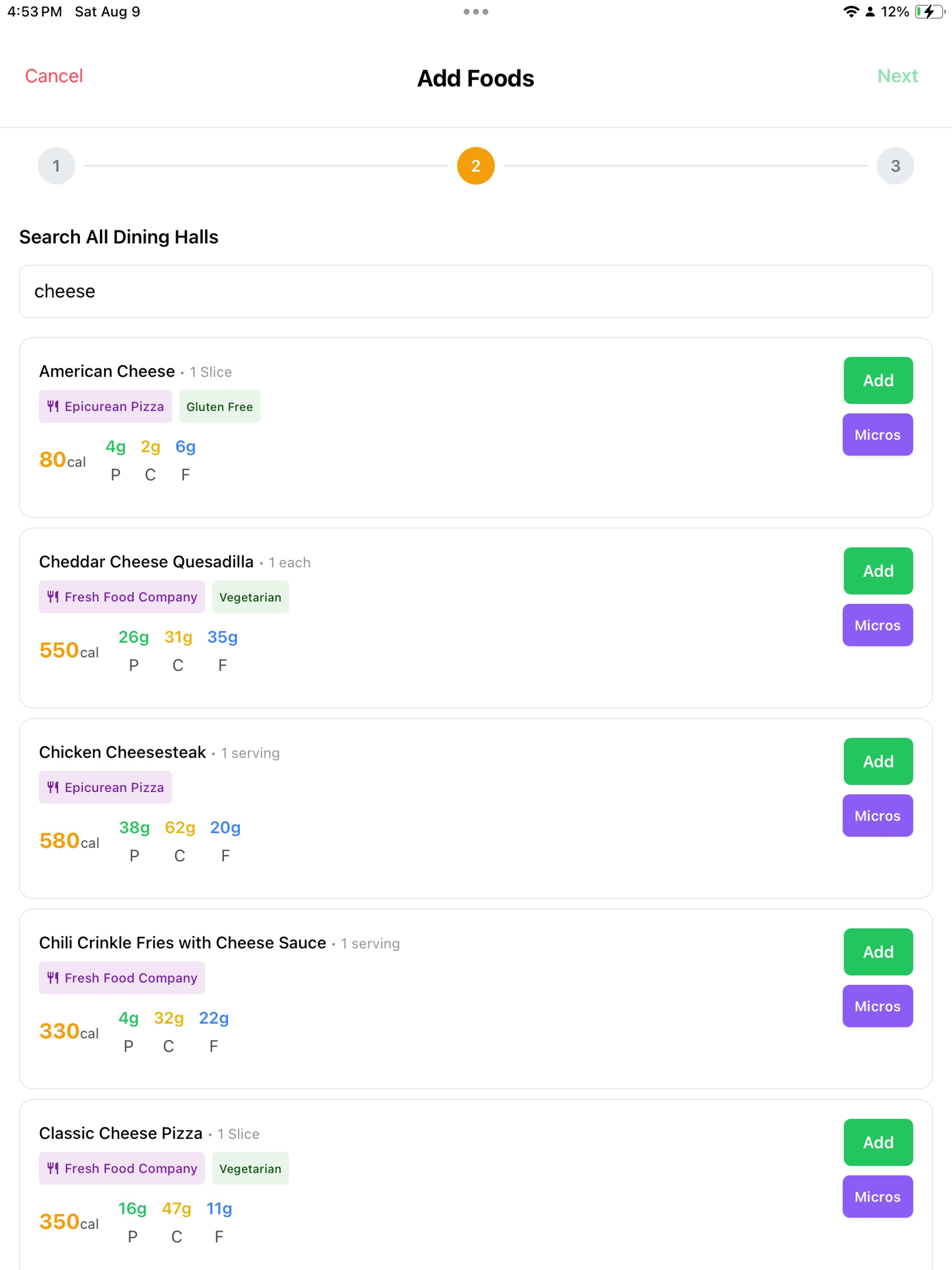 Healthy Hoyas screenshot 12