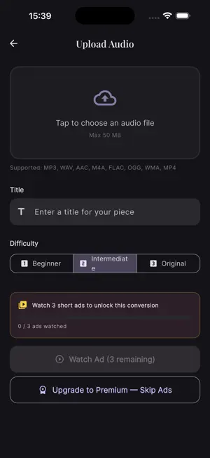 Piano Sheet AI screenshot 3