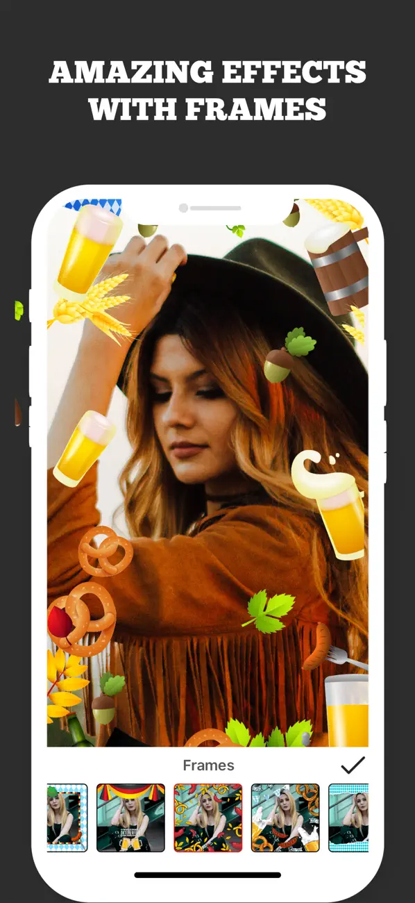 Screenshot #2 pour Oktoberfest Photo Frame Editor
