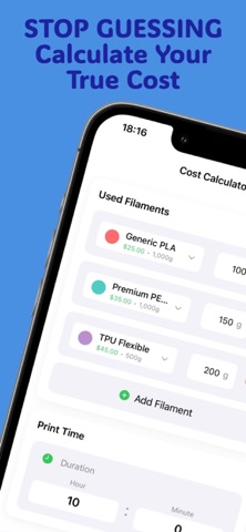 LayerCost: 3D Cost & Profit screenshot