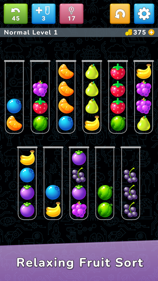 #1. Fruits of Sort - Sorting Game (iOS) 由: Color Cascade Studios LLC