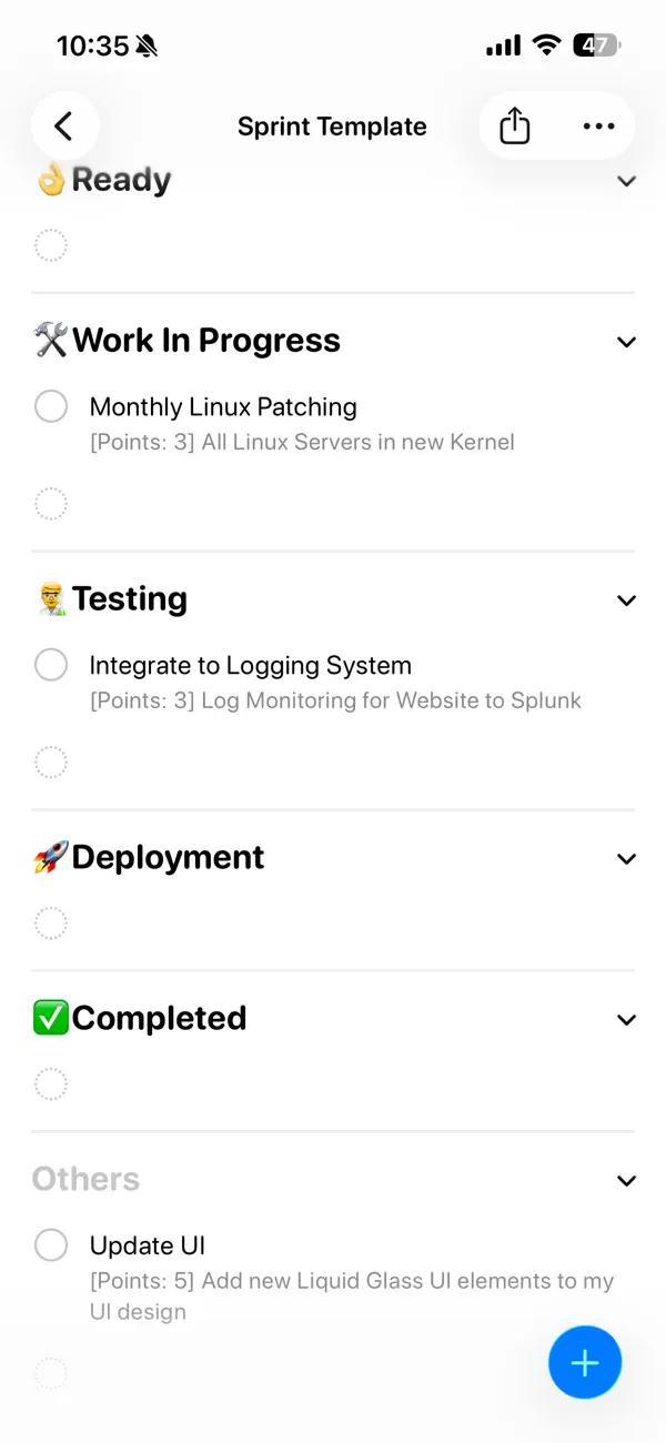 #5. AgilePointCalculator (iOS) Ved: Brennon Jacobson