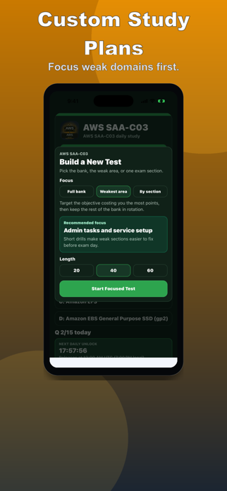 AWS SAA-C03 Practice Test Screenshot 6 of 6