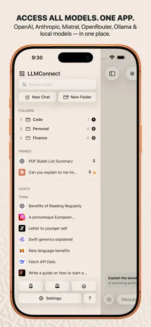 LLMConnect: AI Chat Client screenshot 2