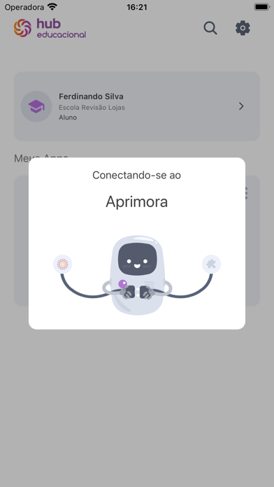 Hub Educacional Screenshot