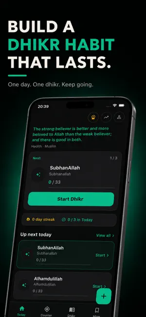 MuminUp: Dhikr & Tasbih screenshot 1