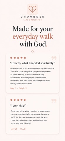 Grounded: Faith & Reflection Screenshot 2 of 7