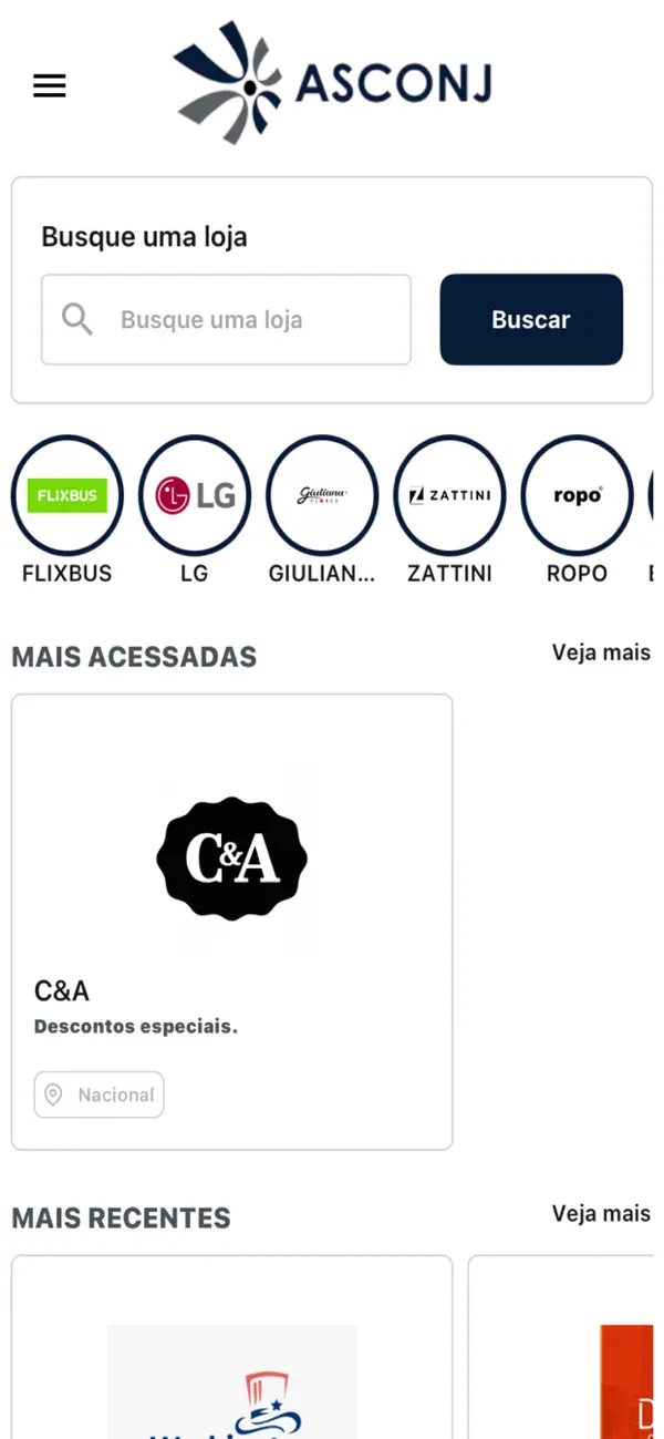 Screenshot #1 pour Clube ASCONJ