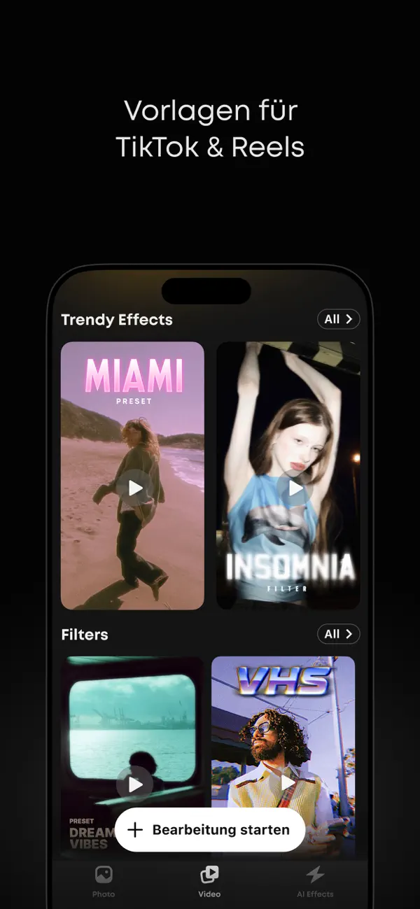 Prequel: Foto Filter & Effekte Screenshot 4