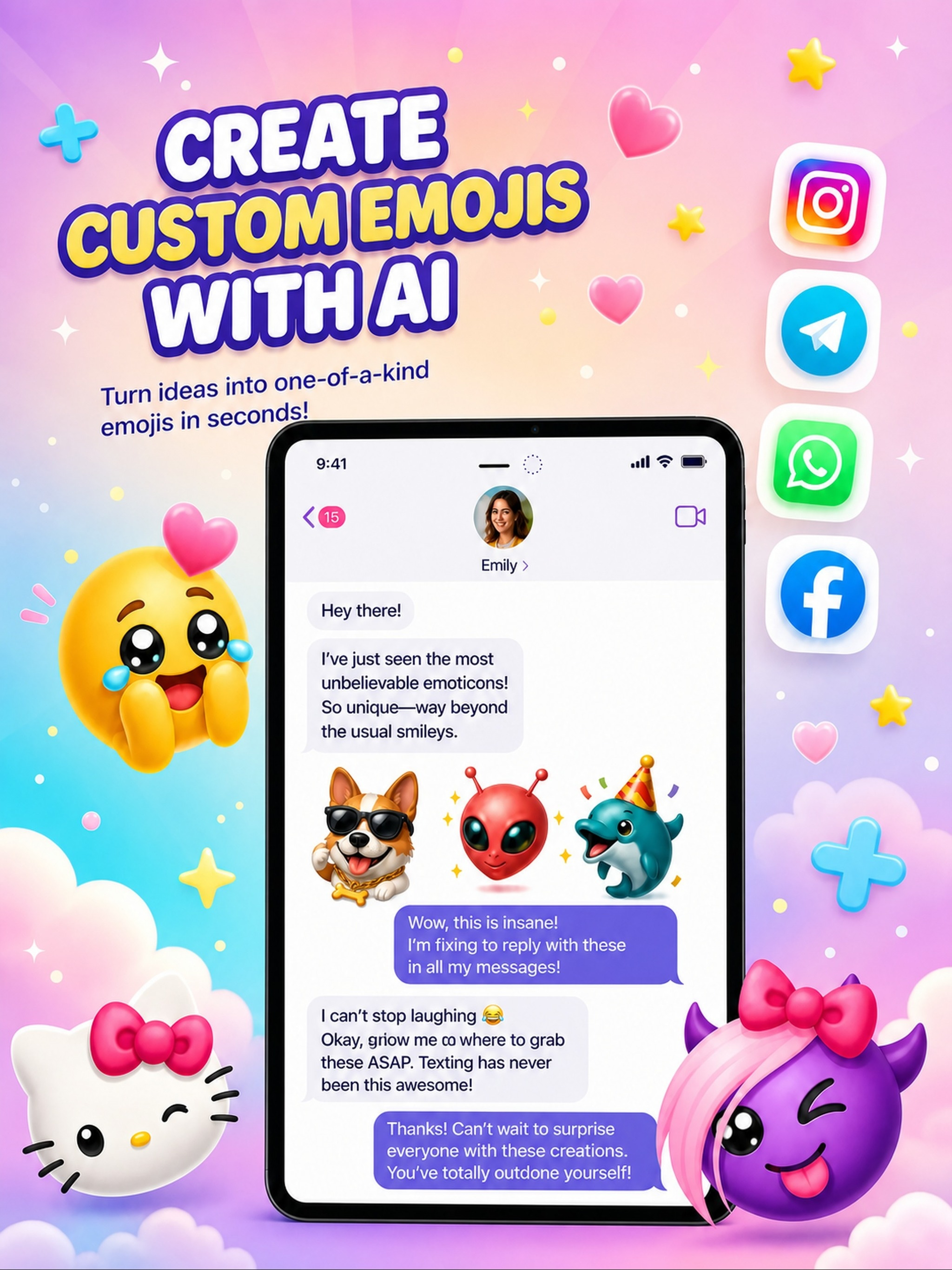 Mergix: AI Emoji Maker: Blend screenshot 9