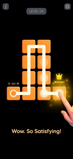 Single Line Block Fill Puzzle screenshot 6