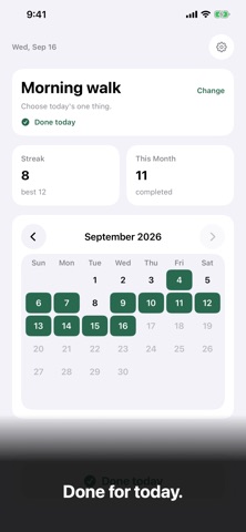 DoneToday: Daily Log Screenshot 2 of 7