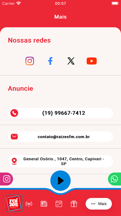 Raízes FM Screenshot