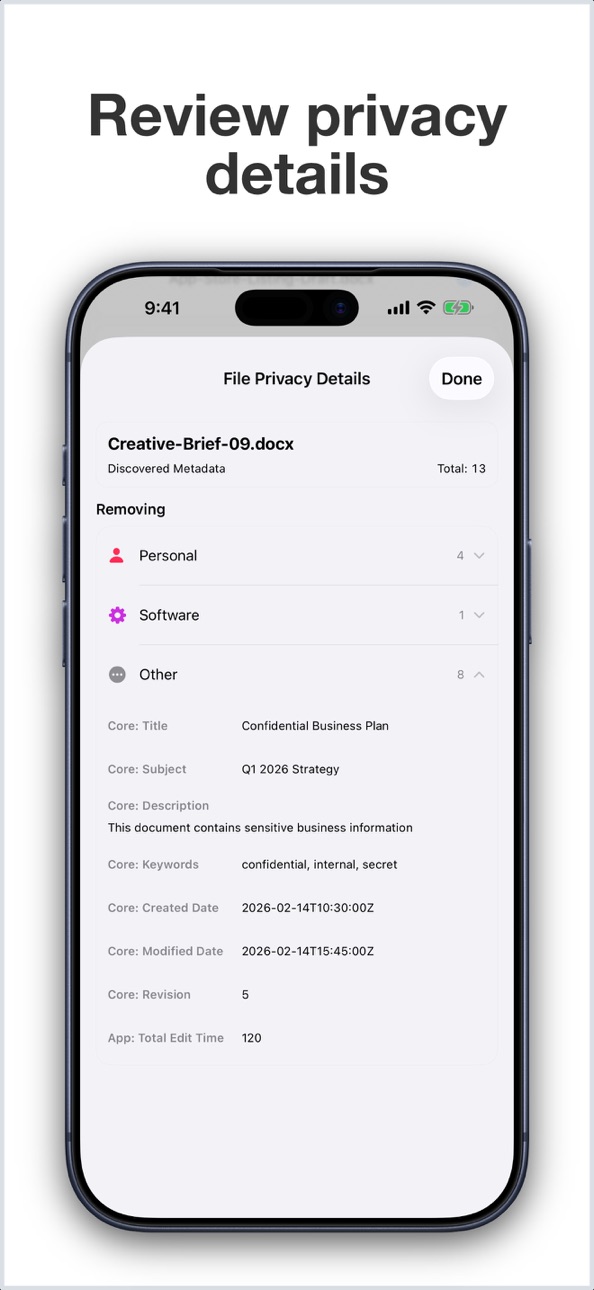 iPhone screenshot