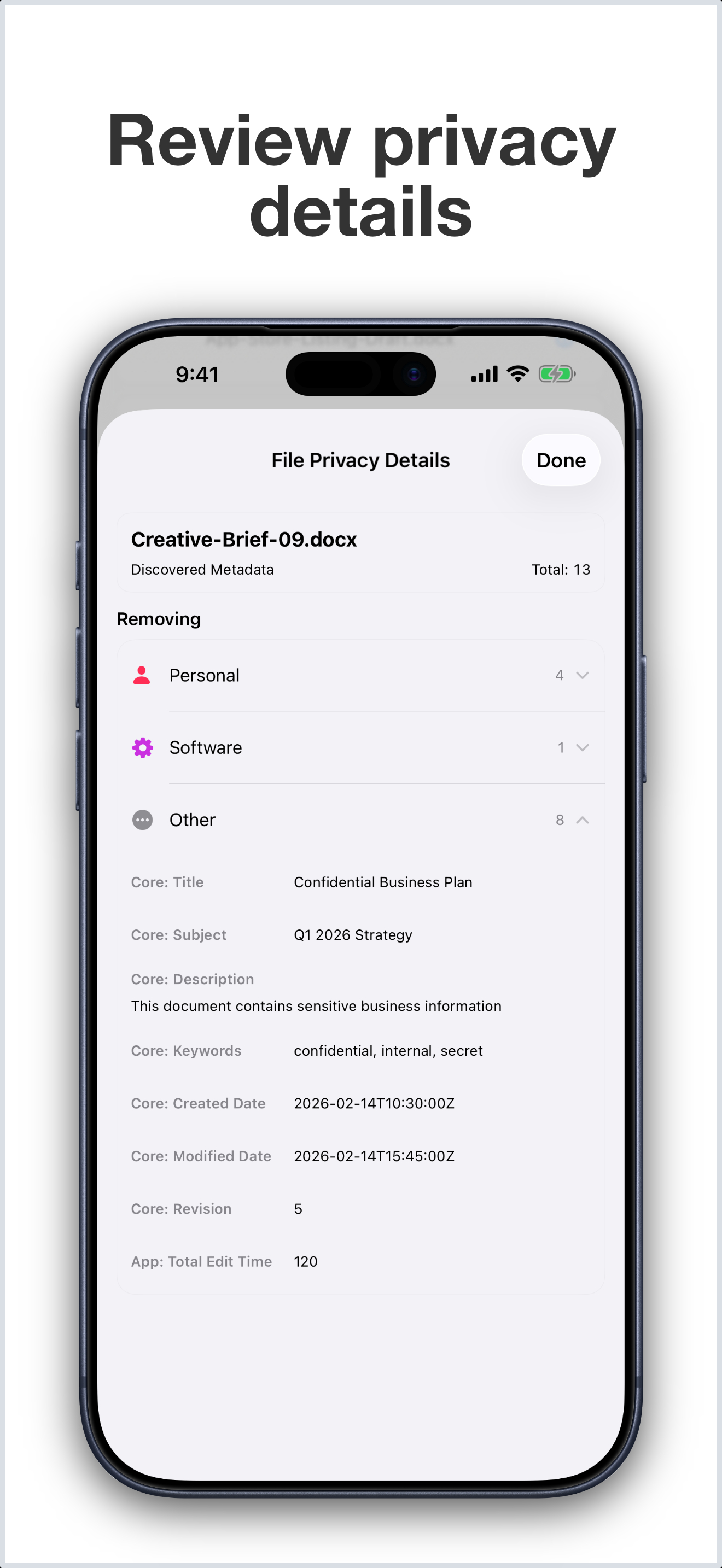 PuryFile: Metadata Remover screenshot 5