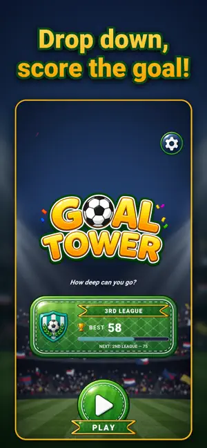 Goal Tower: Football Drop screenshot 1