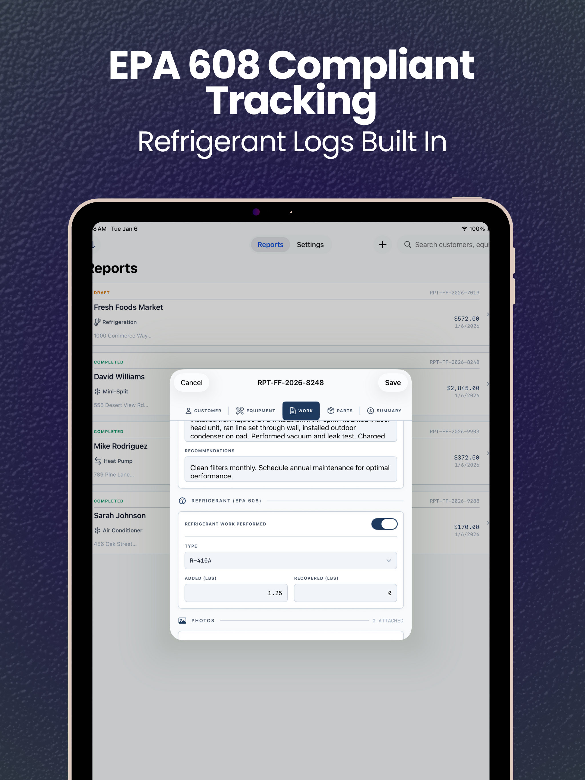 ServiceScribe: HVAC Reports screenshot 8