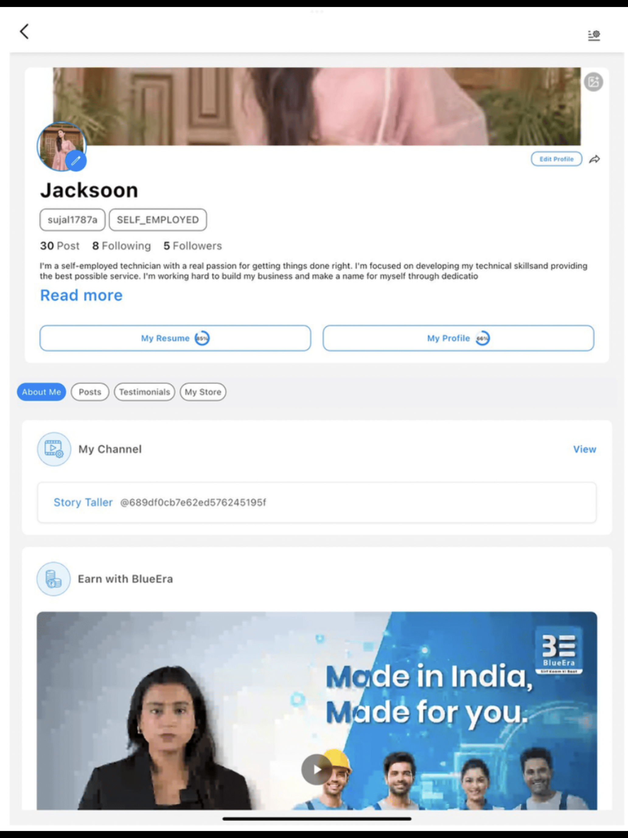 BlueEra - Business Social Jobs