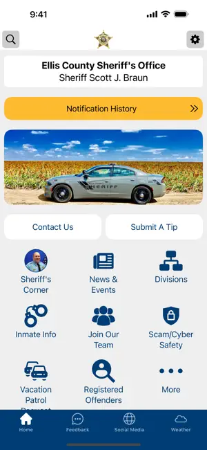 Ellis County Sheriff’s Office screenshot 1