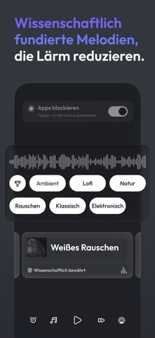 Soundscape: Schlaf & Fokus iPhone screenshot 3