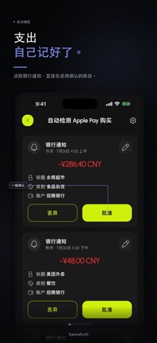 SpendlyAI 记账本: 预算与理财助手 screenshot