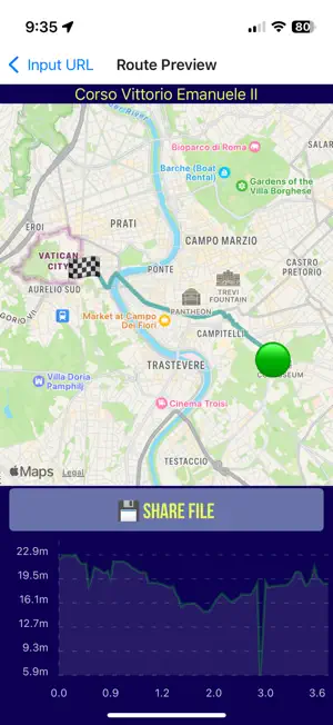 Map2Route screenshot 2