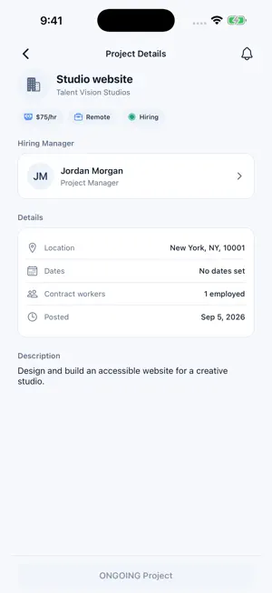 Talent Vision screenshot 1
