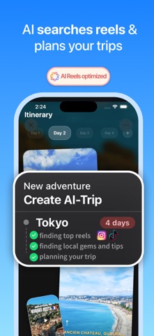 ReelTravel: Trips from Reels screenshot